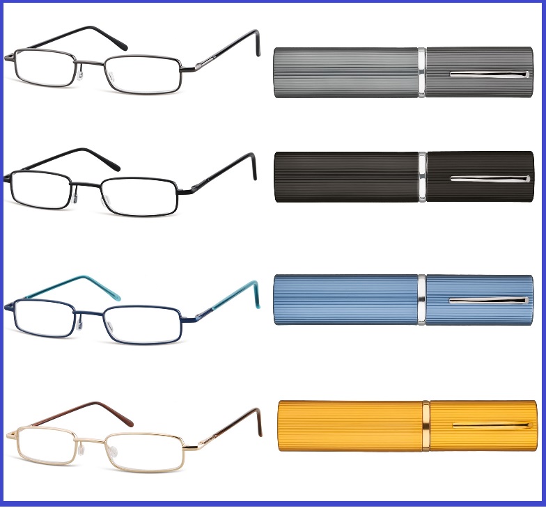 occhiali per lettura occhiale da vicino presbiopia graduati tascabili a penna piccoli leggeri leggere in metallo uomo signore oro blu blue canna di fucile nero unisex donna signora e vista di qualità presbiti colorati gradazione gradi diottrie 1.5 2 5 2.5 3.5 3 1 1,5 2,5 3,5 +2,5 +1,5 +3,5 dorati per presbiopia occhiale montatura tascabile +1 +2 +3 1,50 2,50 3,50